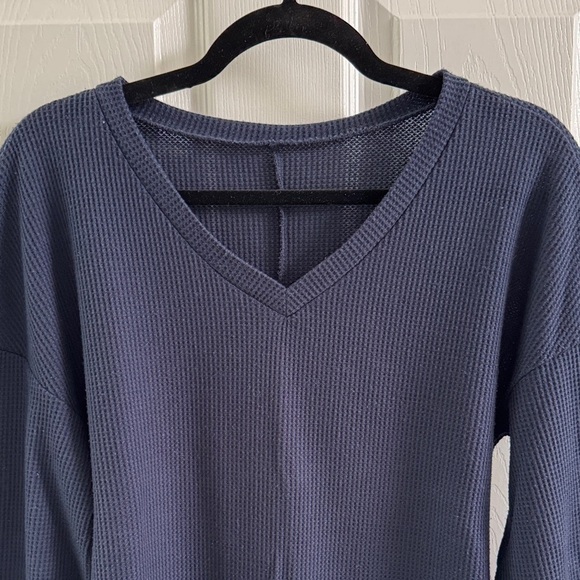 SHEIN Tops - SHEIN Navy Long Sleeve Top